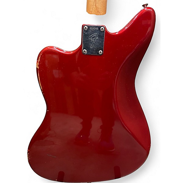 Vintage 1968 Fender Jaguar Candy Apple Red Solid Body Electric Guitar