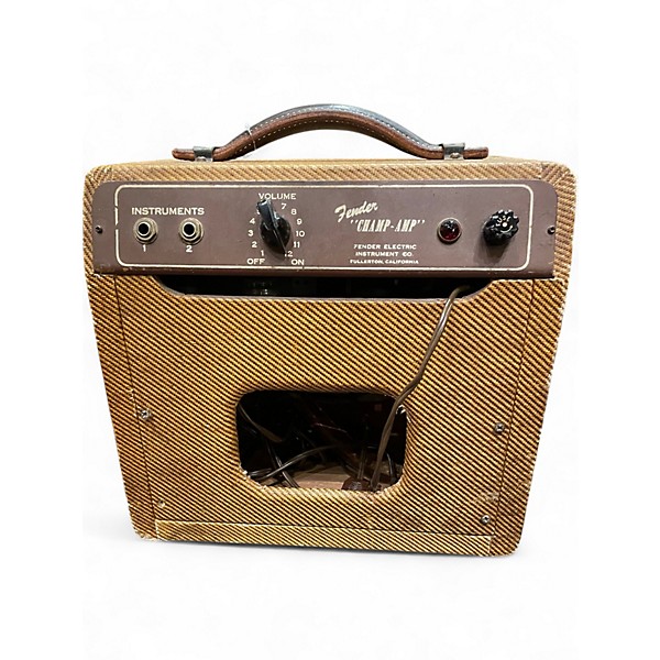 Vintage 1955 Fender Champion 600 Tube Guitar Combo Amp