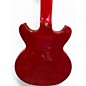 Used Dean SARASOTA Trans Red Hollow Body Electric Guitar