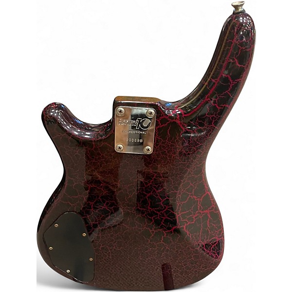 Used Series 10 professional purple crackle Electric Bass Guitar