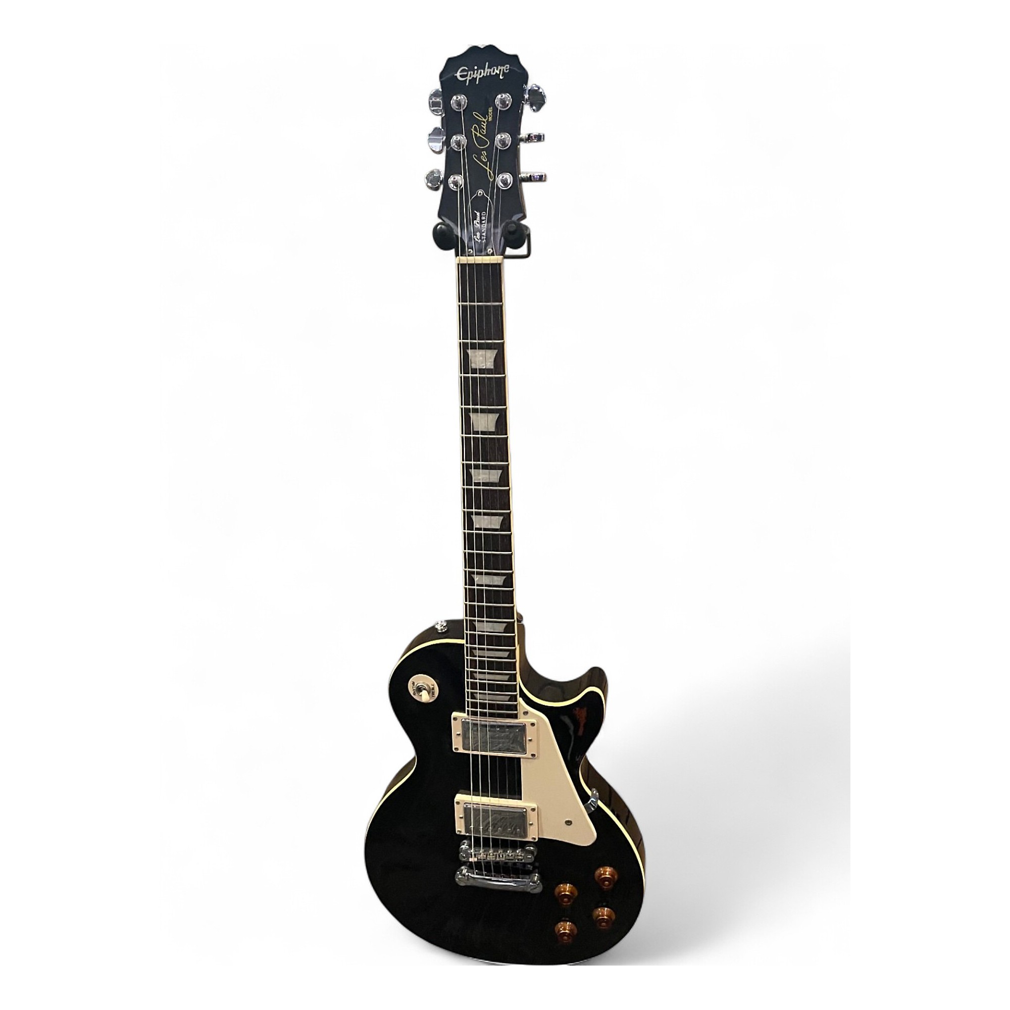 Epiphone Les Paul Standard 黒 Used Epiphone Les Paul Standard Black Solid Body Electric