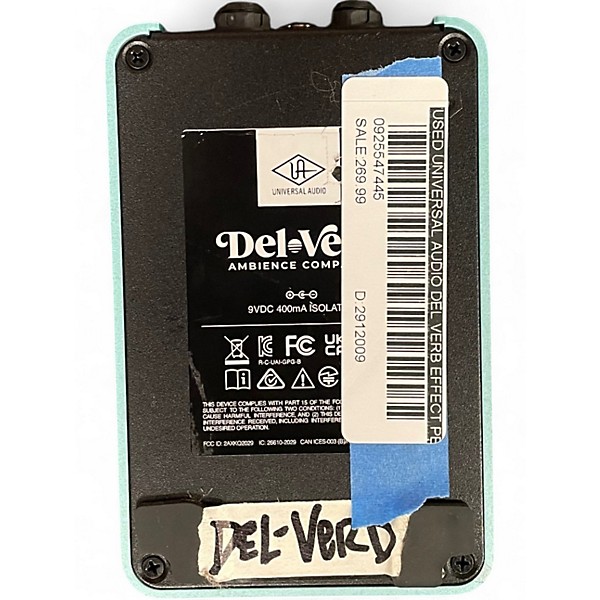 Used Universal Audio DEL VERB Effect Pedal