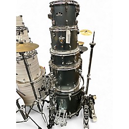 Used Pearl 5 Piece ROADSHOW Gunmetal Gray Drum Kit