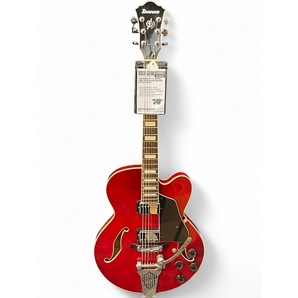 Used Ibanez AFS75T Artcore Candy Apple Red Hollow Body Electric Guitar