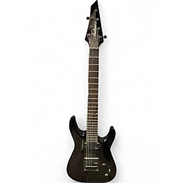 Used Jackson JS22-7 Dinky 7 String Black Solid Body Electric Guitar