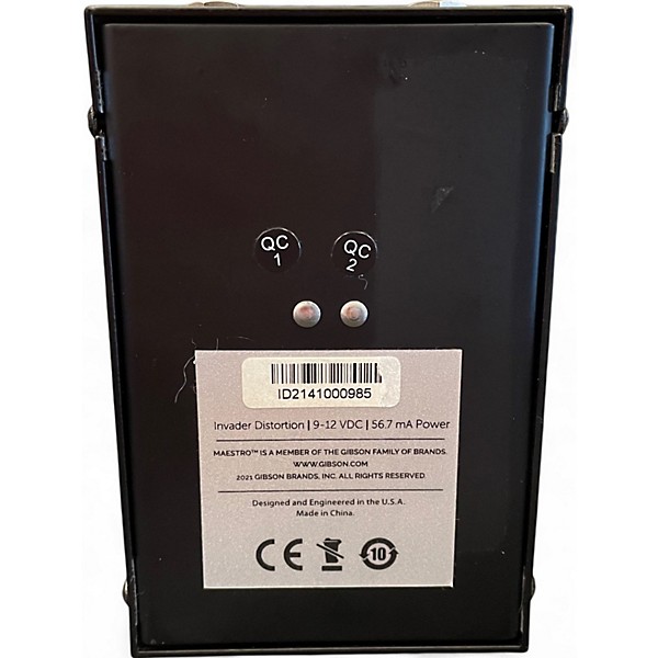 Used Maestro Invader Distortion Effect Pedal