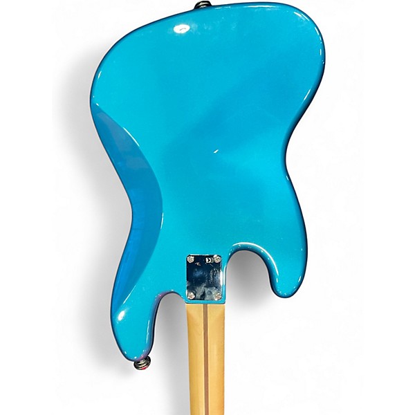 Used Fender Player Jazz Bass Metallic Aqua Marine Electric Bass Guitar