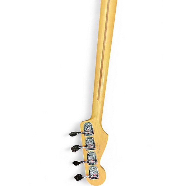 Used Fender Player Jazz Bass Metallic Aqua Marine Electric Bass Guitar