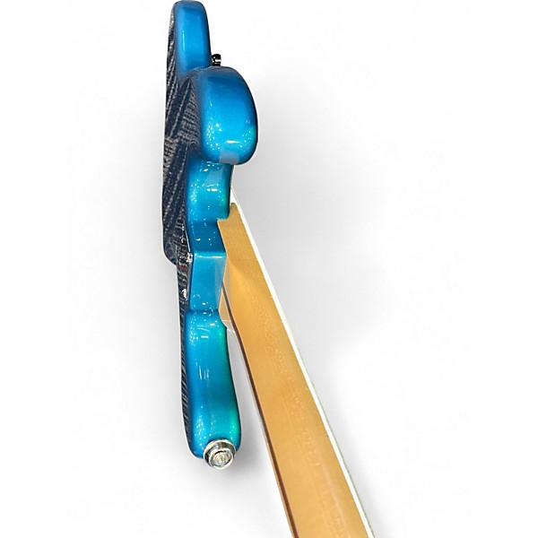 Used Fender Player Jazz Bass Metallic Aqua Marine Electric Bass Guitar