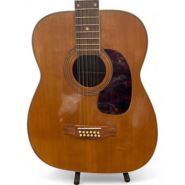Vintage 1967 Harmony H-1270 Antique Natural 12 String Acoustic Guitar