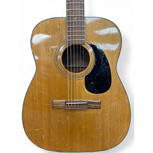 Vintage 1964 Harmony H1260 Sovereign Antique Natural Acoustic Guitar
