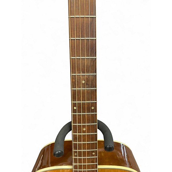 Vintage 1964 Harmony H1260 Sovereign Antique Natural Acoustic Guitar