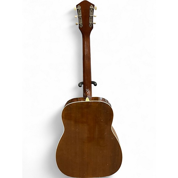 Vintage 1964 Harmony H1260 Sovereign Antique Natural Acoustic Guitar