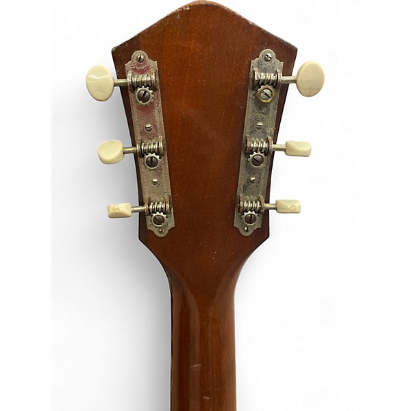Vintage 1964 Harmony H1260 Sovereign Antique Natural Acoustic Guitar