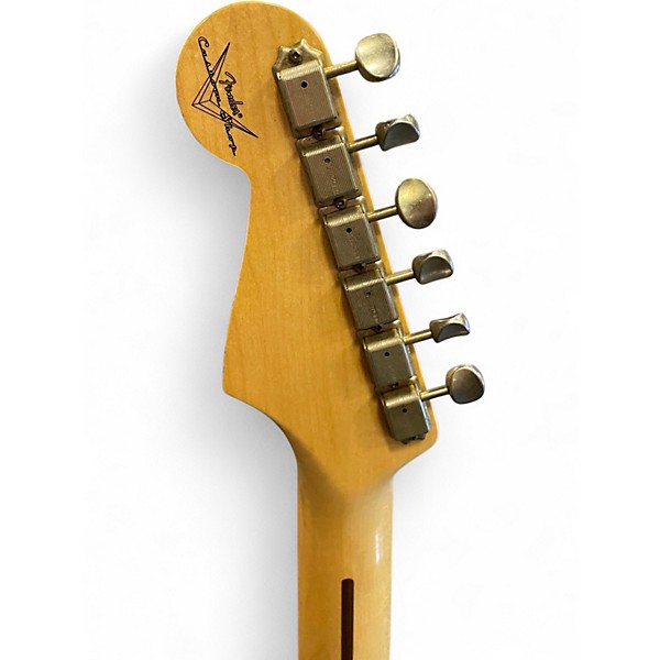 Used Fender 1957 Stratocaster Journeyman Relic Hardtail 2 Tone Sunburst Solid Body Electric Guitar