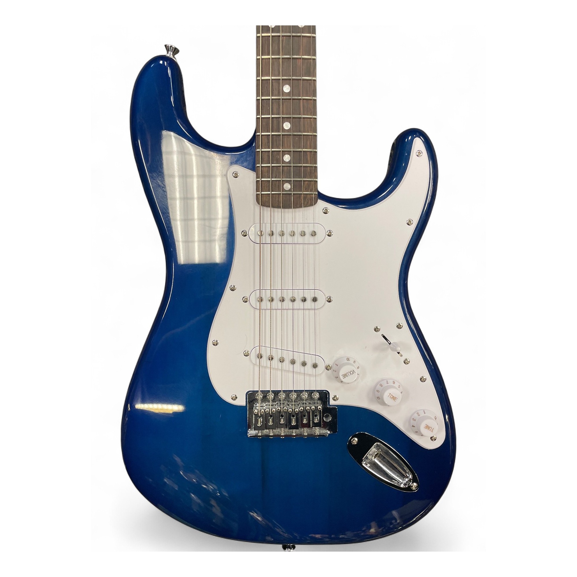 ポ*ト様 Squier Stratocaster Fender　ネイビーブルー Used Squier Standard Stratocaster Blue Solid Body Electric