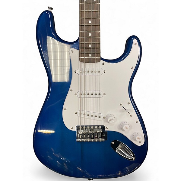 ポ*ト様 Squier Stratocaster Fender　ネイビーブルー Used Squier Standard Stratocaster Blue Solid Body Electric