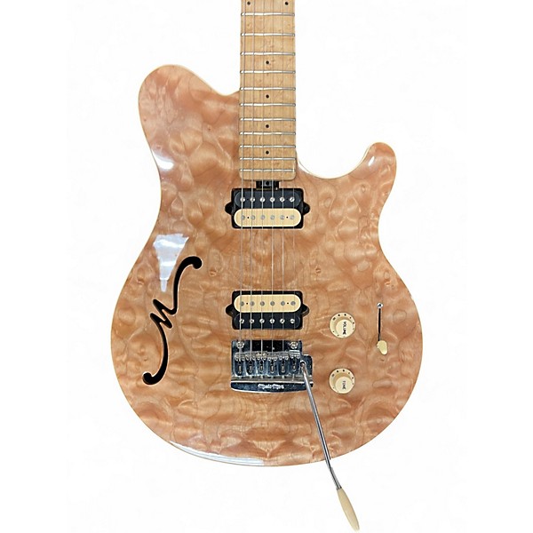 Used Ernie Ball Music Man Axis Super Sport Semi Hollow Natural Hollow Body Electric Guitar