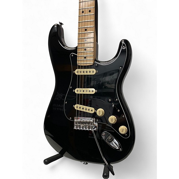 Used Fender Player Stratocaster Black Solid Body Electric Guitar
