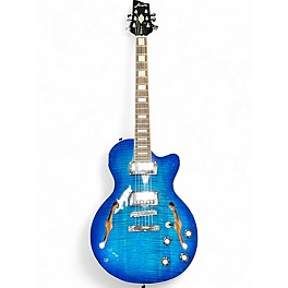 Used Firefly Aerosonic Blue Hollow Body Electric Guitar