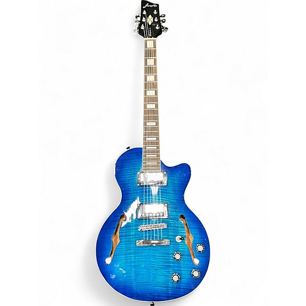 Used Firefly Aerosonic Blue Hollow Body Electric Guitar