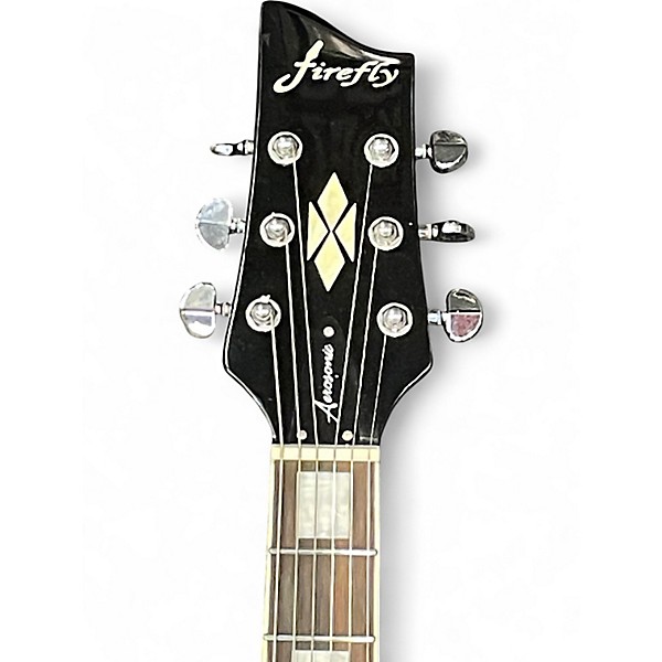 Used Firefly Aerosonic Blue Hollow Body Electric Guitar