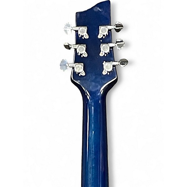 Used Firefly Aerosonic Blue Hollow Body Electric Guitar