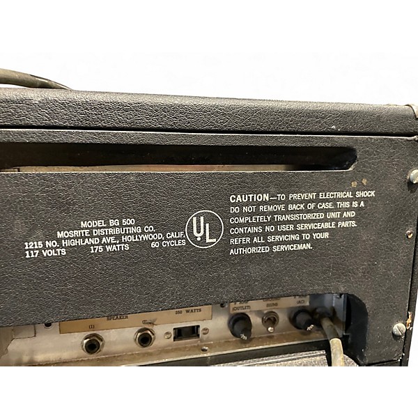 Vintage 1960s Mosrite BG-500 Guitar Combo Amp