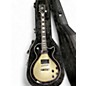 Used 2024 Epiphone Les Paul Custom Black and Silver Solid Body Electric Guitar