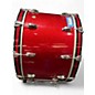 Used Ludwig 26in Classic Maple Kick Drum Red Sparkle Drum