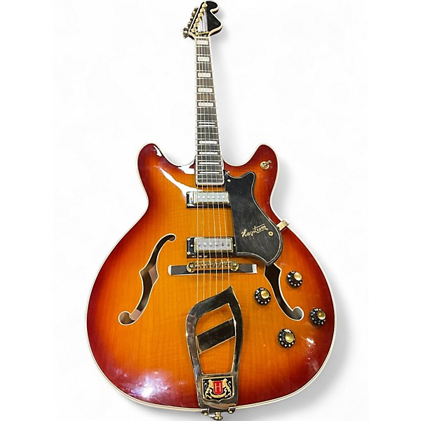 Used Hagstrom '67 VIKING II Vintage Sunburst Hollow Body Electric Guitar