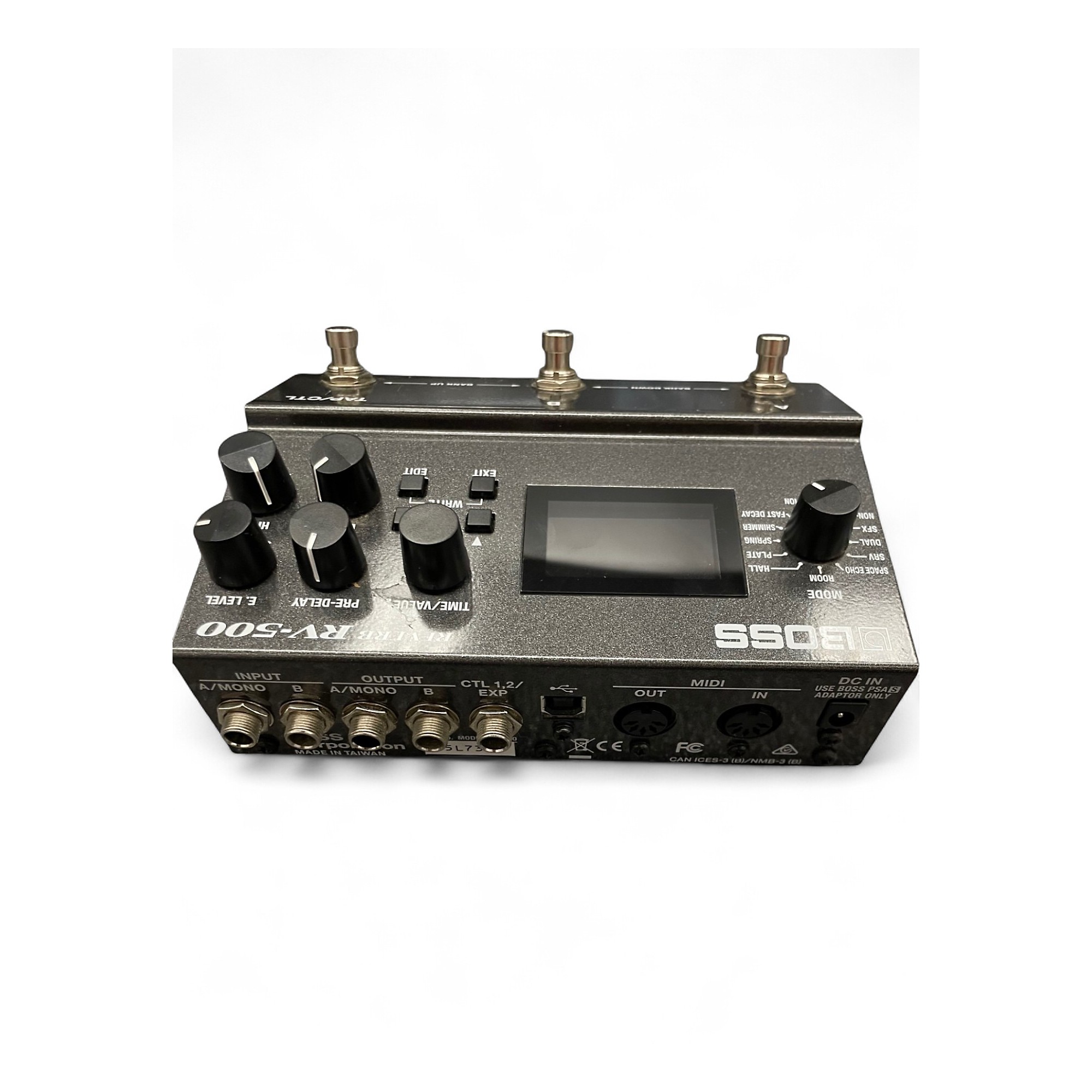 Used BOSS RV500 Reverb Effect Pedal | Guitar Center