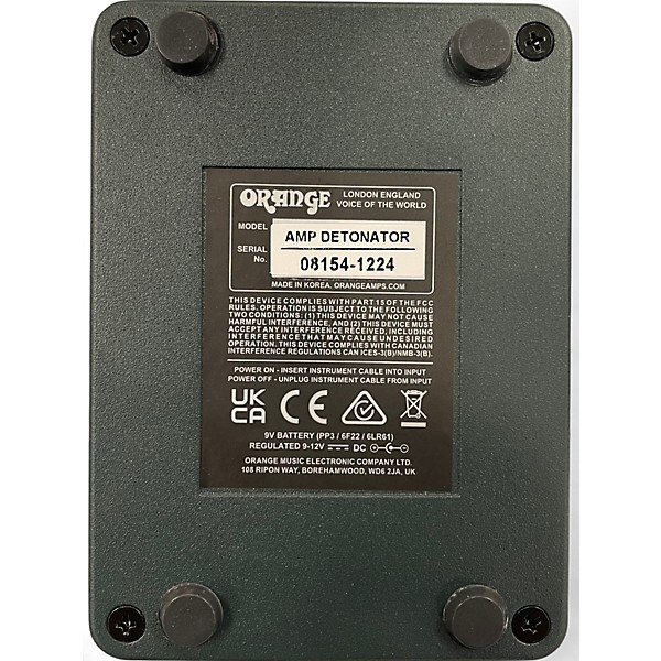 Used Orange Amplifiers amp detonator