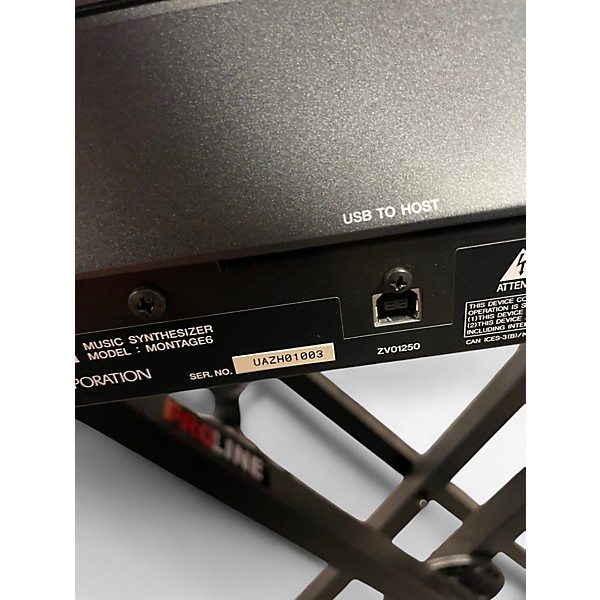 Used Yamaha Montage 61 Key Synthesizer