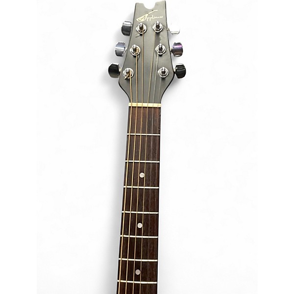 Used Applause AA31 Trans Black Acoustic Guitar