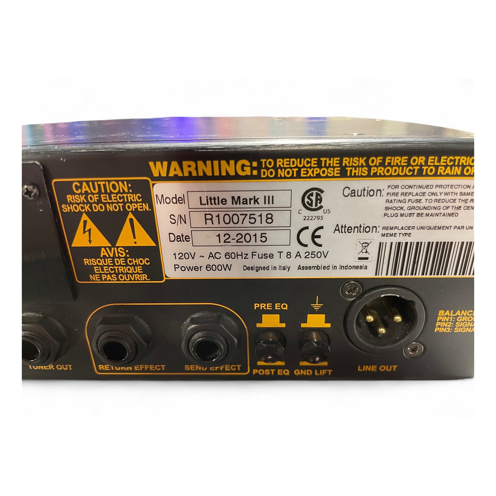 Used Markbass LITTLE MARK III Bass Amp Head | Guitar Center