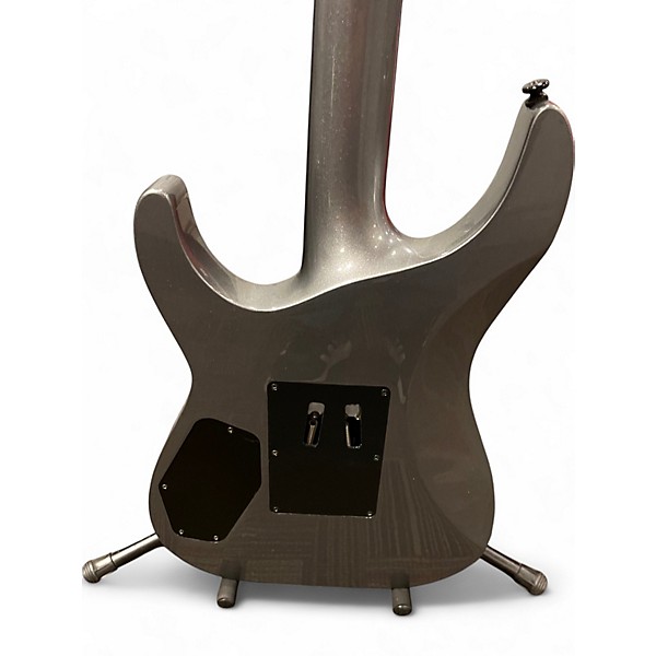 Used Kramer SM-1H Silver Solid Body Electric Guitar