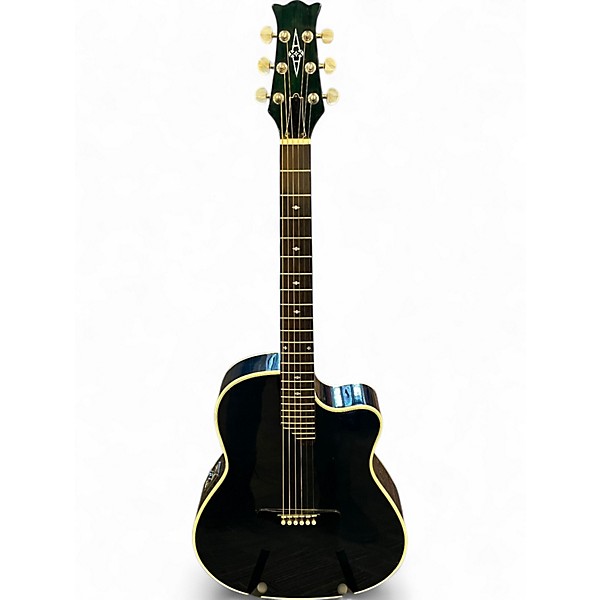 Used Alvarez 1590 Fusion Pro Dark Blue Acoustic Electric Guitar
