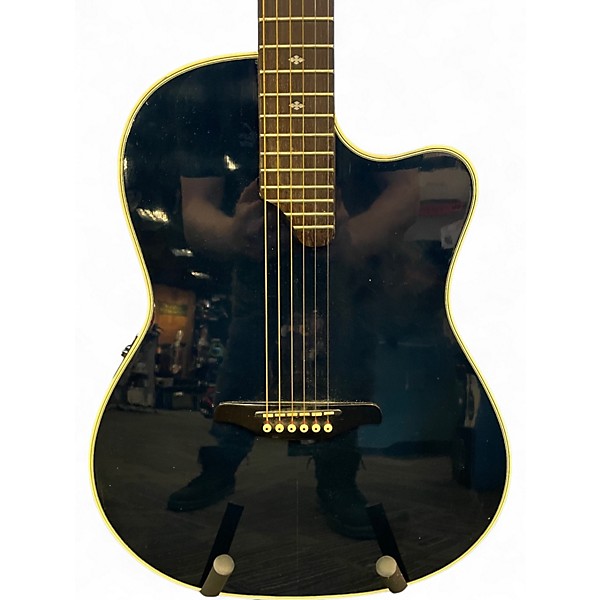 Used Alvarez 1590 Fusion Pro Dark Blue Acoustic Electric Guitar
