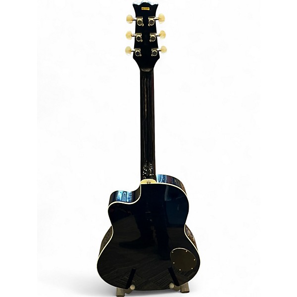 Used Alvarez 1590 Fusion Pro Dark Blue Acoustic Electric Guitar