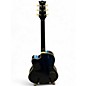 Used Alvarez 1590 Fusion Pro Dark Blue Acoustic Electric Guitar