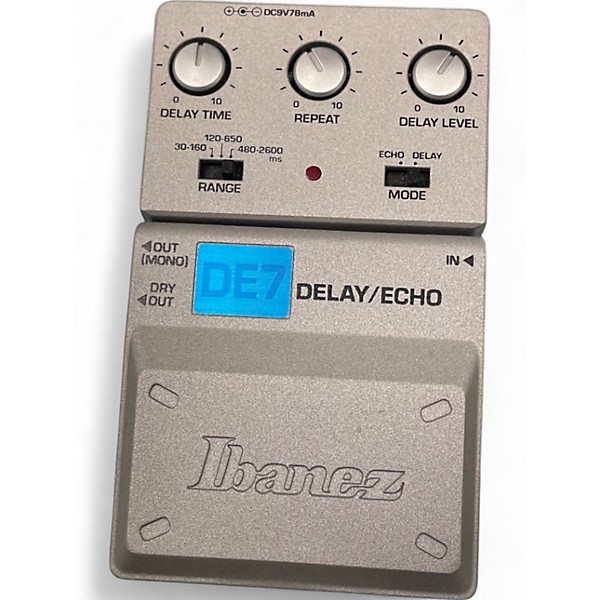 Used Ibanez DE7 Effect Pedal