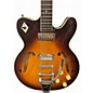 Used Airline H74 DLX 2 Color Sunburst Hollow Body Electric Guitar