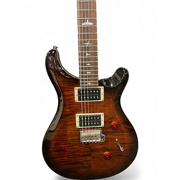 Used PRS SE Custom 24 Tiger Eye Solid Body Electric Guitar
