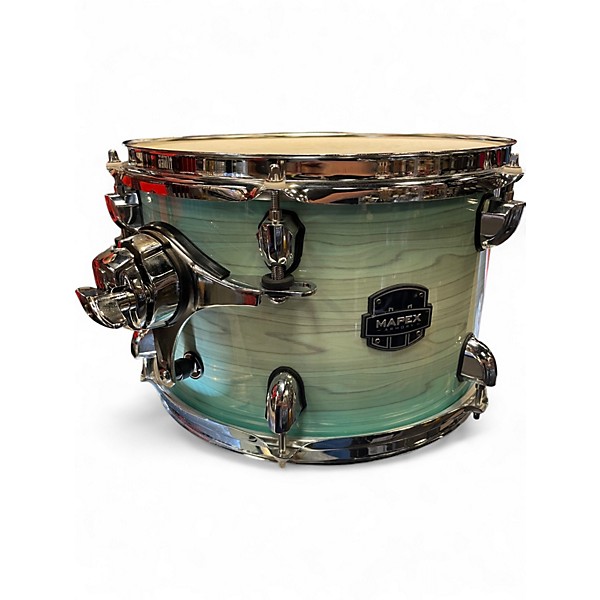 Used Mapex 5 Piece Amory Aquamarine  Drum Kit