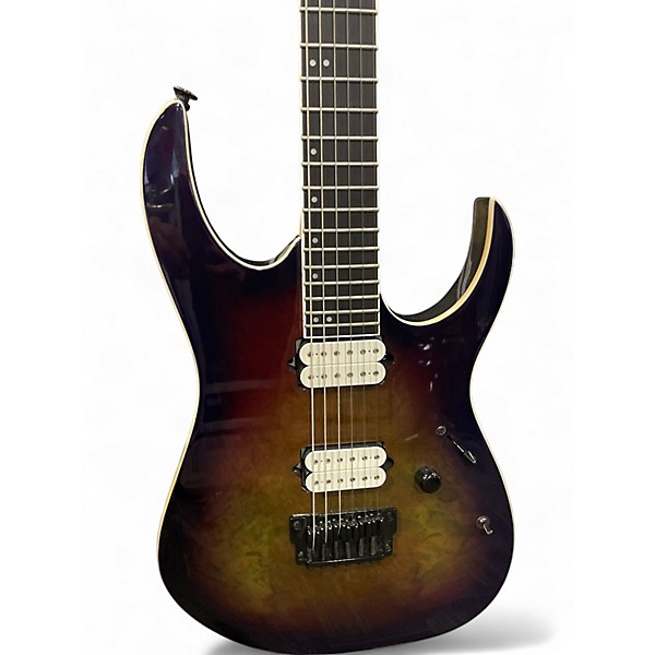 Used Ibanez RGIX6FDLB Anaconda Burst Solid Body Electric Guitar