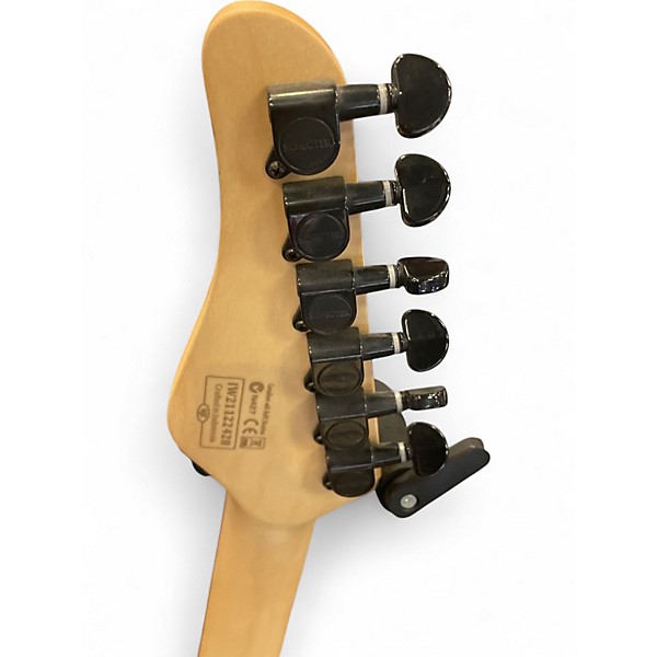 Used Schecter Guitar Research Sun Valley Super Shredder PT FR Metallic White Solid Body Electric Guitar