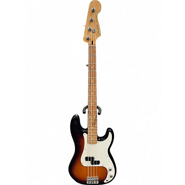 Used Fender Player Precision Bass sunburst Electric Bass Guitar