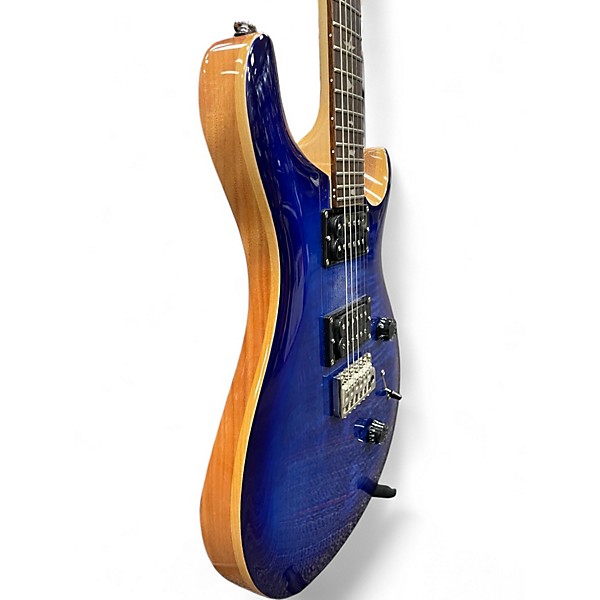 Used PRS SE Custom 24 Trans Blue Solid Body Electric Guitar