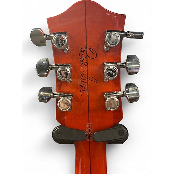 Used Gretsch Guitars G6120TFM-BSNV Orange Stain Hollow Body Electric Guitar